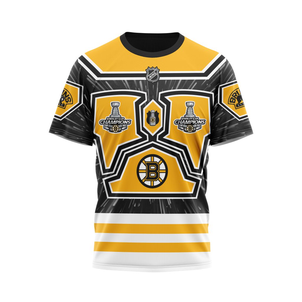 Boston Bruins Star Wars May The 4th Be With You Personalized Name And Number T-Shirt Oregontrailrvpk Shirt
