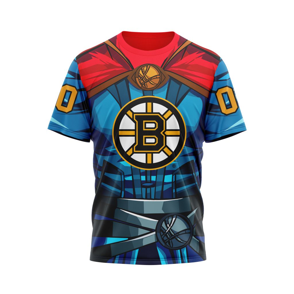 Boston Bruins X Doctor Strange Specialized Design For Father Day Personalized Name And Number T-Shirt Oregontrailrvpk Shirt