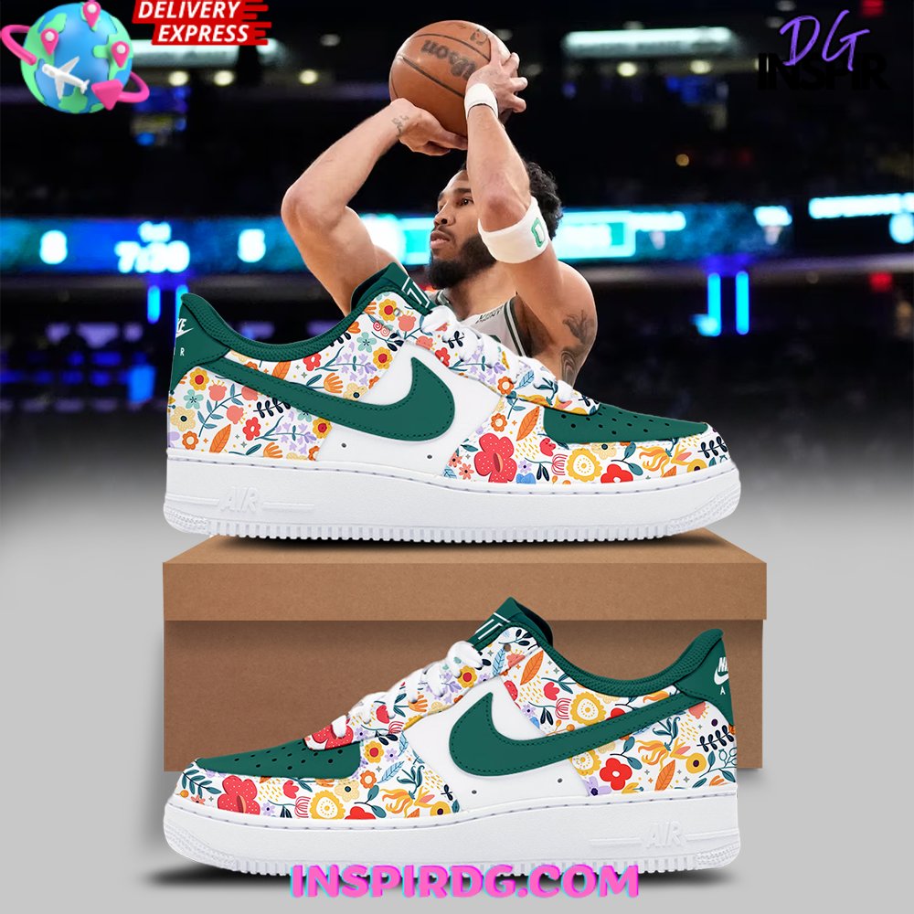 Boston Celtics Garden Flower Air Force 1