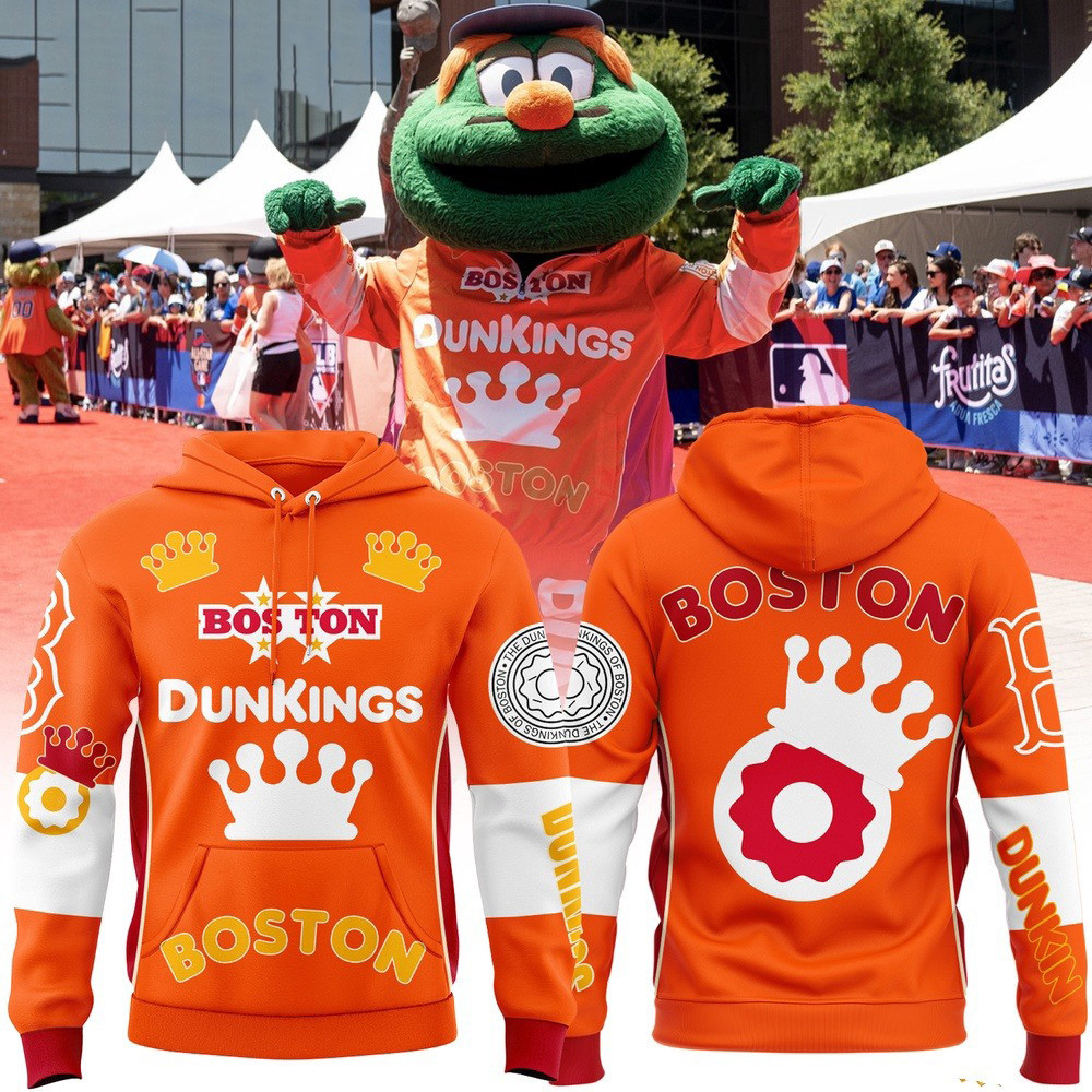 Boston Red Sox Baseball Boston Dunkings Hoodie Basketball