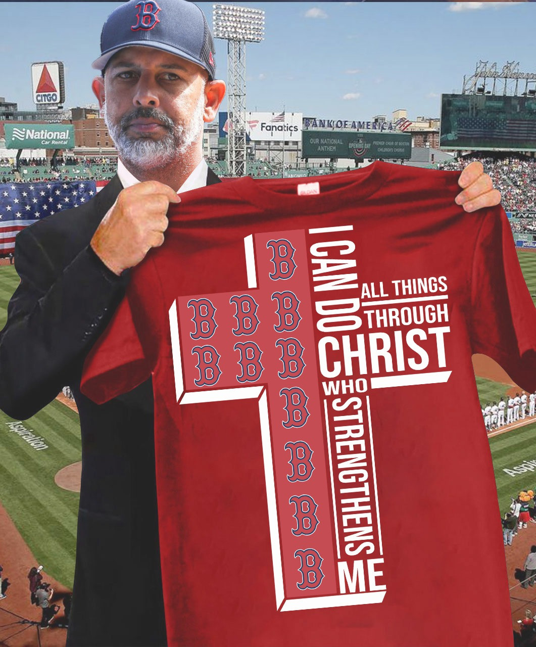 Boston Red Sox Faith T-Shirt I Can Do All Things Through Christ Who Strengthens Me Oregontrailrvpk Shirt
