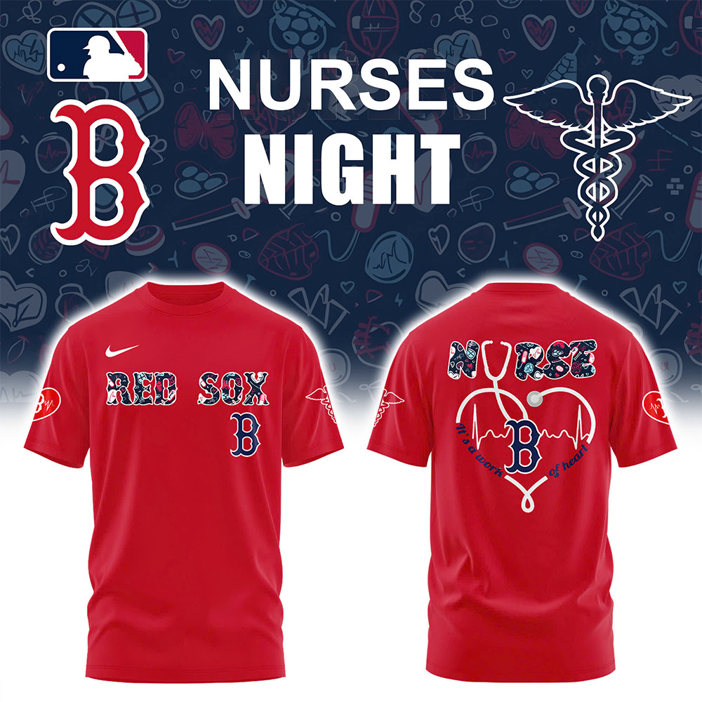 Boston Red Sox NURSES NIGHT Combo T-Shirt Best Oregontrailrvpk Shirt