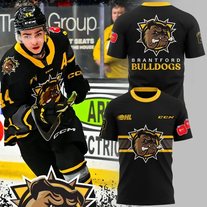 Brantford Bulldogs Shirt 2025 Unique Gifts For Hockey Fans Oregontrailrvpk Shirt