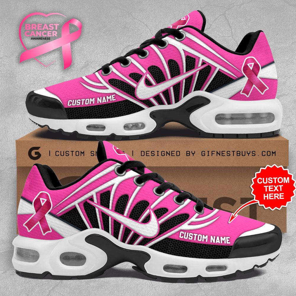 Breast Cancer Awareness Air Max Plus Shoes Sneakers For Men And Women