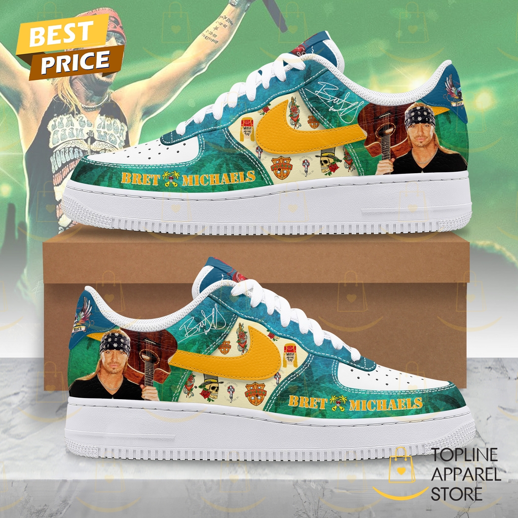 Bret Michaels Pets Rock Air Force 1 Sneaker