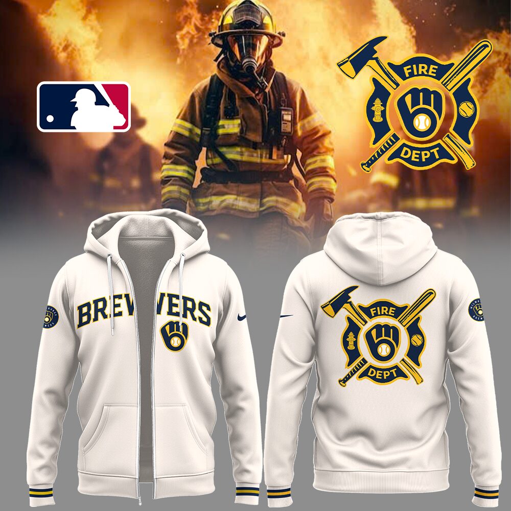Brewers x Firefighter Appreciation Night Zip-Hoodie