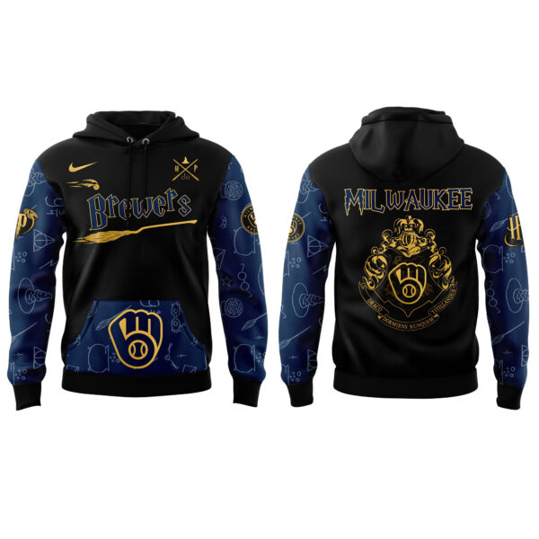Brewers x Harry Potter Night Game Hoodie Gift Ideas For Baseball Players