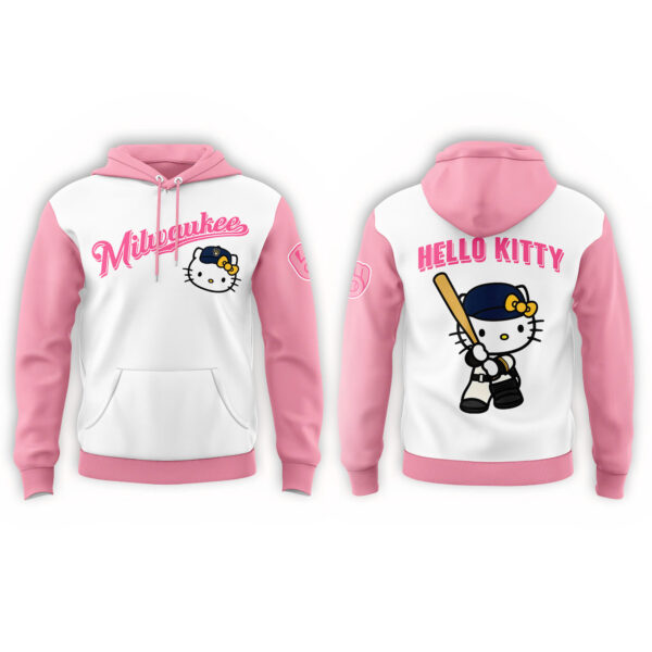 Brewers x Hello Kitty Night Hoodie Gift For Baseball Lover