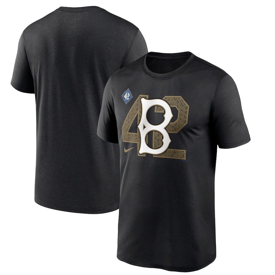 Brooklyn Dodgers Jackie Robinson Day 42 T-Shirt Honor Legends Baseball Oregontrailrvpk Shirt