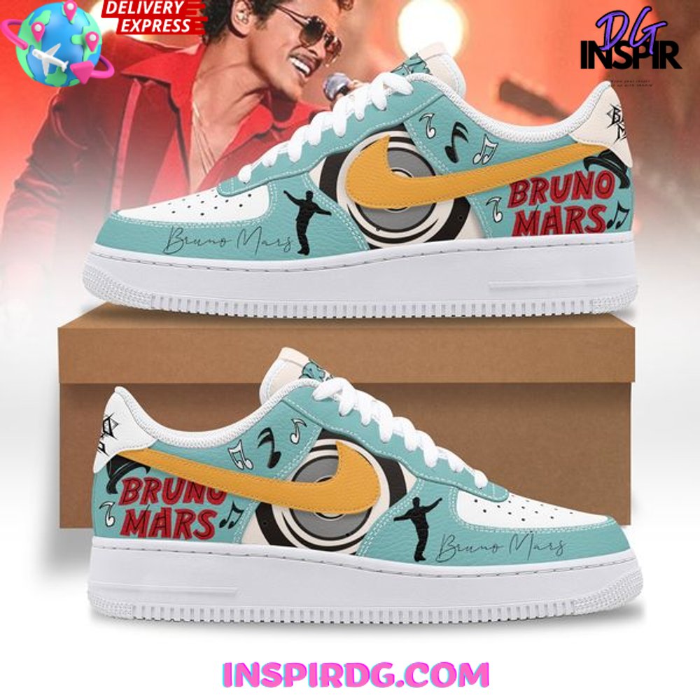 Bruno Mars 24K Magic Air Force 1 Shoes