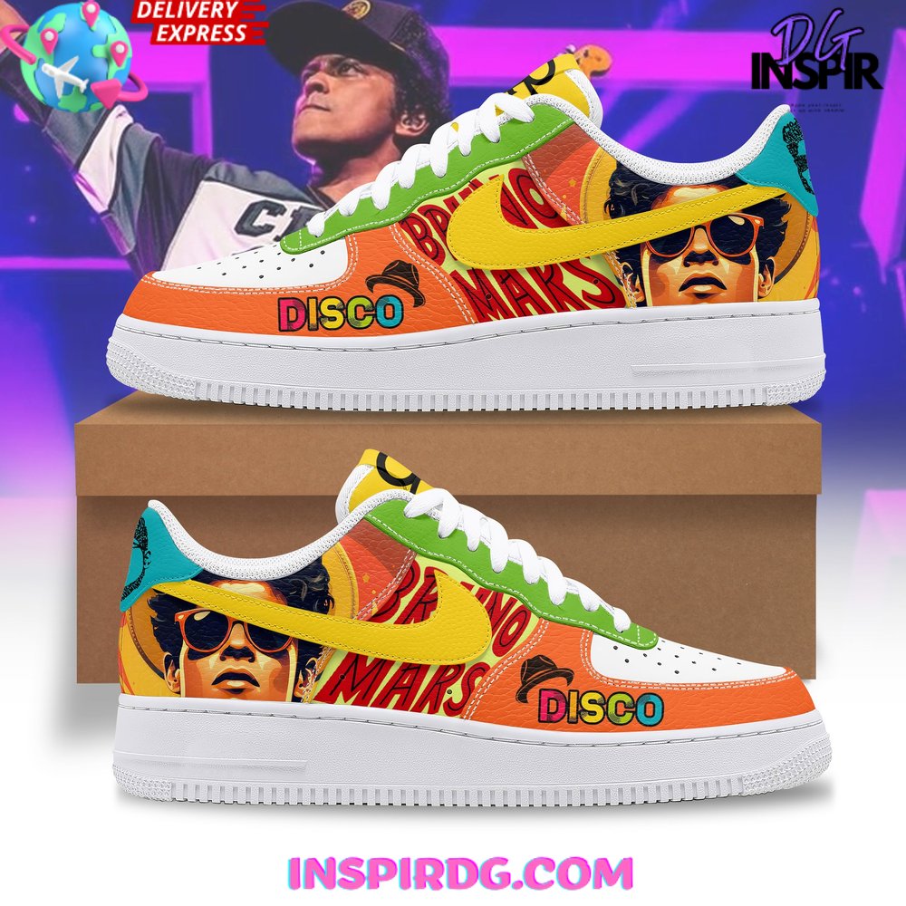 Bruno Mars Disco Fever Air Force 1