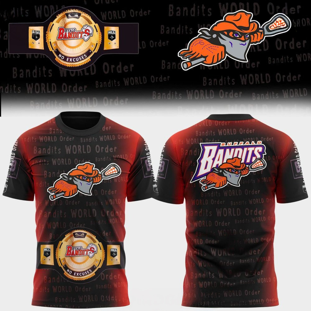 Buffalo Bandits Wrestling Night 2025 Shirt Buffalo Bandits Wrestling Night 2025 T-Shirt Oregontrailrvpk Shirt