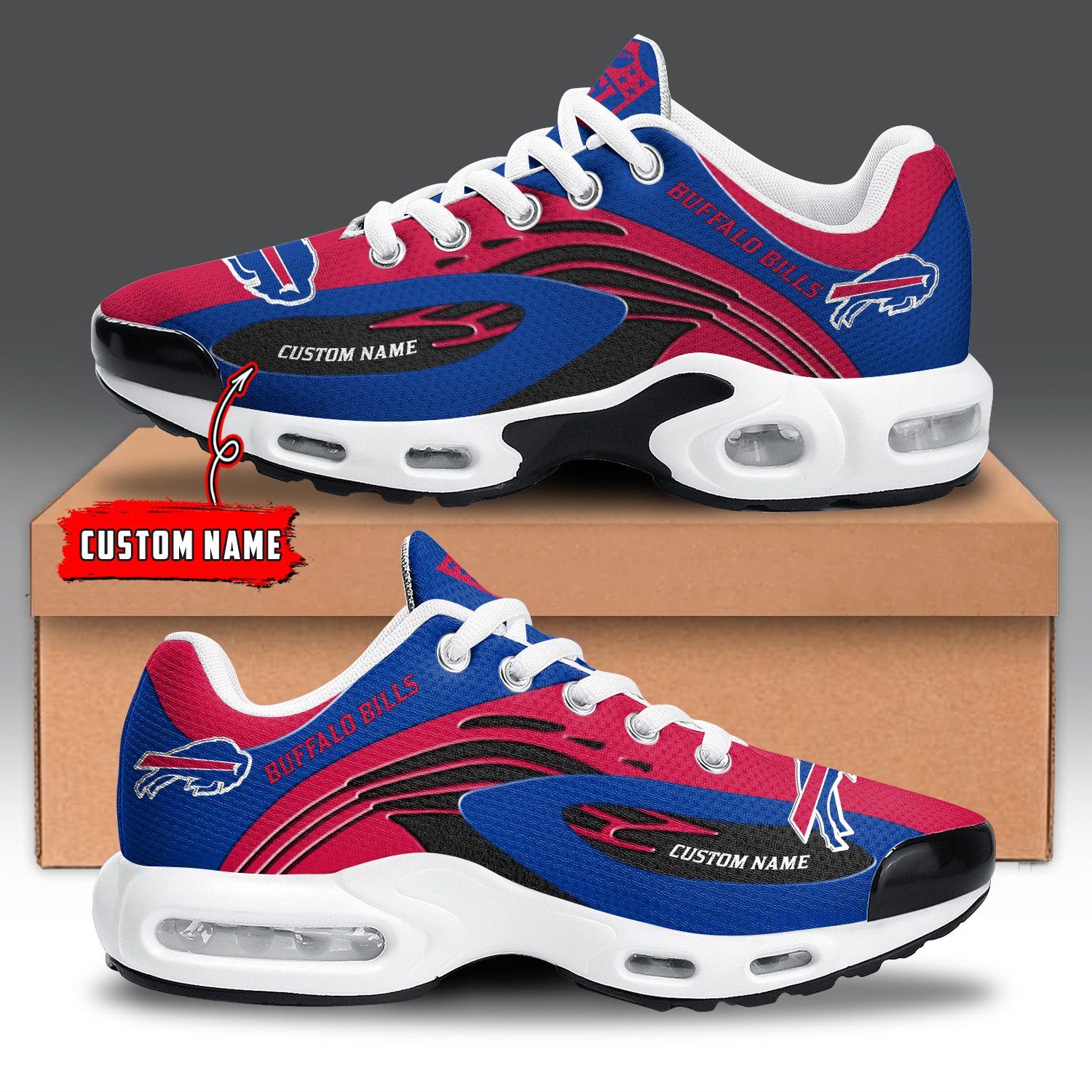 Buffalo Bills Air Max Plus Shoes Sneakers For Men And Women