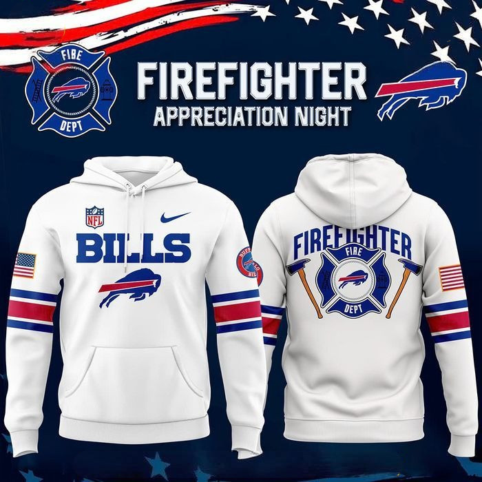 Buffalo Bills Firefighter Appreciation Night Hoodie Football