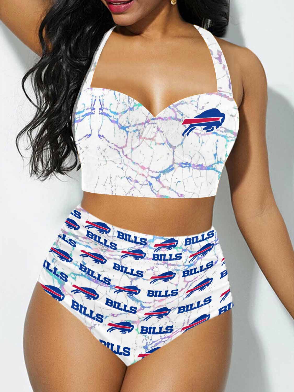 Buffalo Bills Sexy Print Bikini Swimsuit St3337