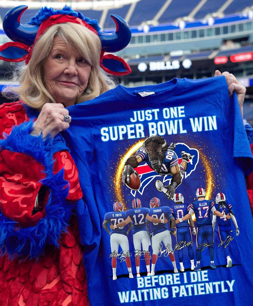 Buffalo Bills Shirt Just One Super Bowl Win Before I Die Waiting Patiently Bills Gifts Oregontrailrvpk Shirt