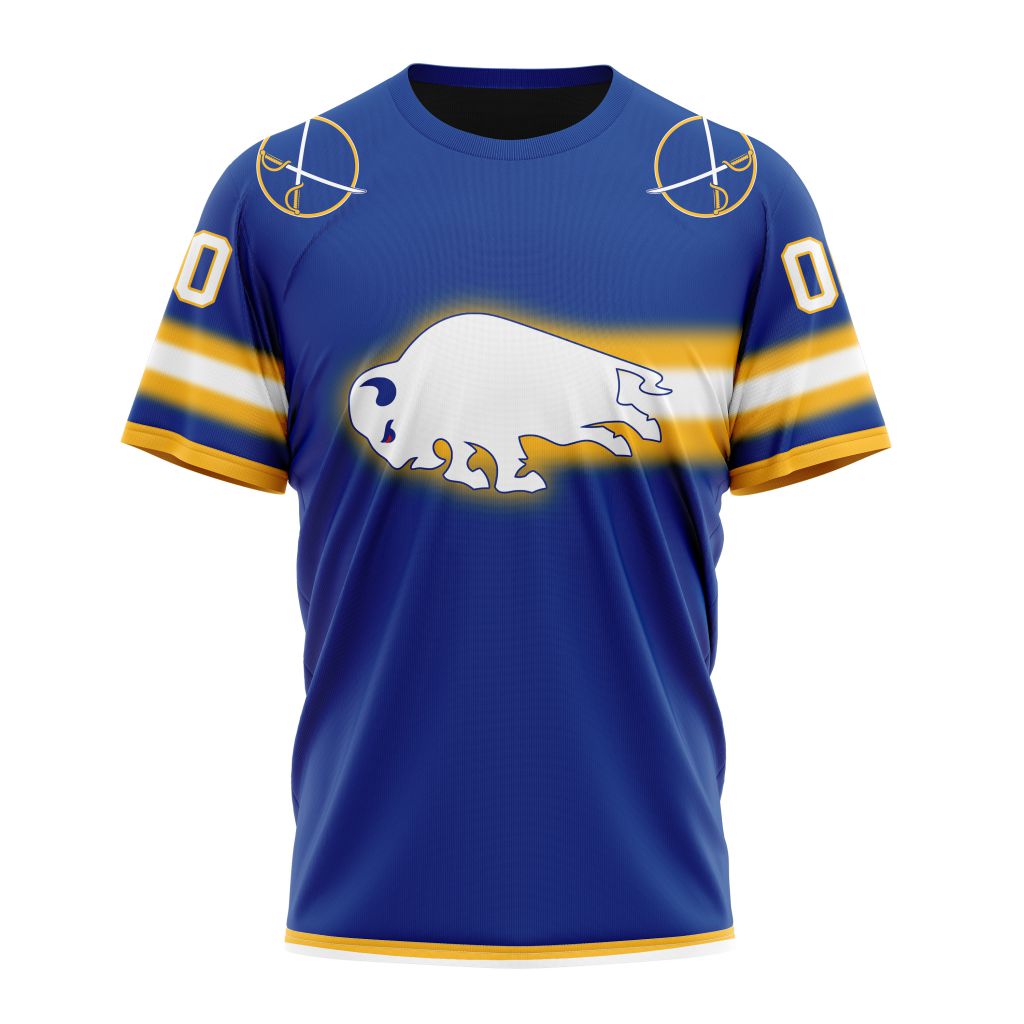 Buffalo Sabres New Gradient Series Concept Personalized Name And Number T-Shirt Oregontrailrvpk Shirt