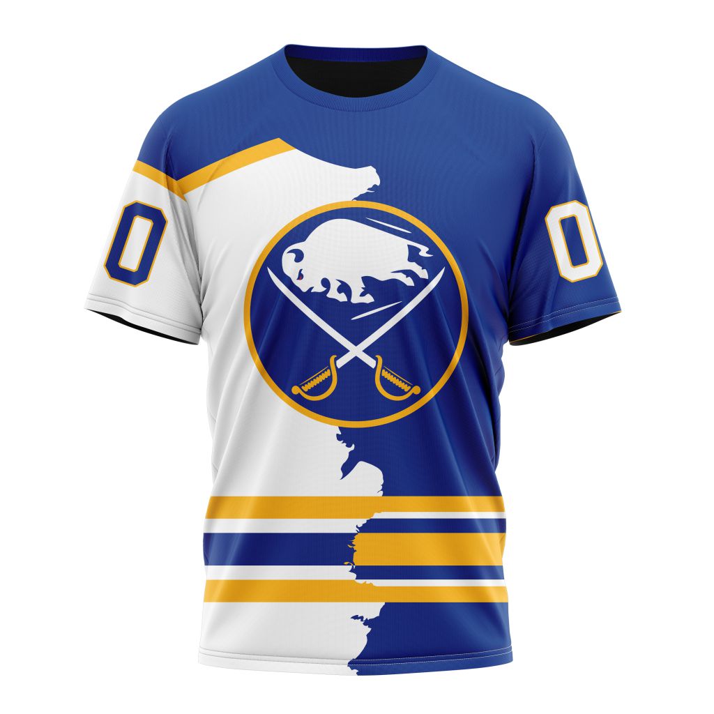 Buffalo Sabres Personalize 2023 Home Mix Away Kits Personalized Name And Number T-Shirt Oregontrailrvpk Shirt