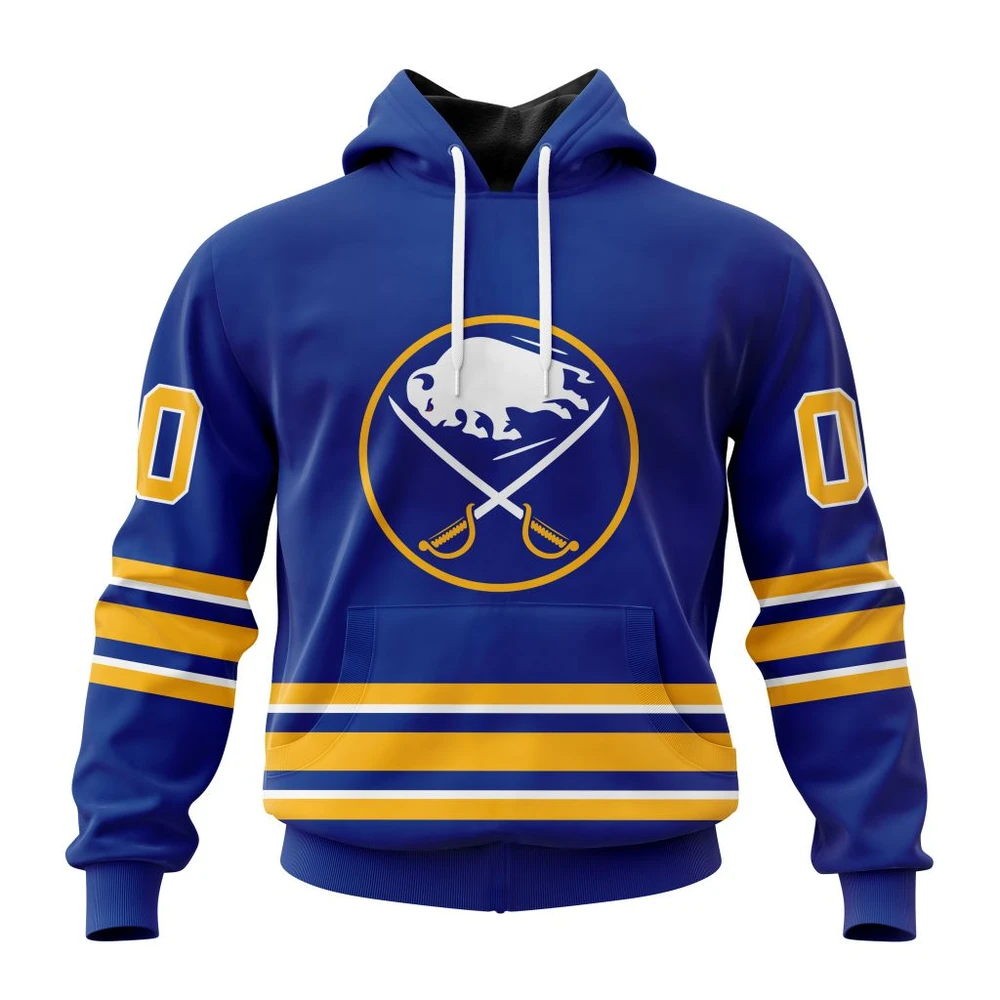Buffalo Sabres Personalized Home Kits All Over Print Hoodie Style 90992