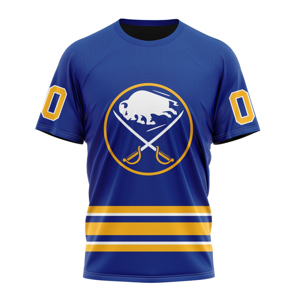 Buffalo Sabres Personalized Home Kits Personalized Name And Number T-Shirt Oregontrailrvpk Shirt