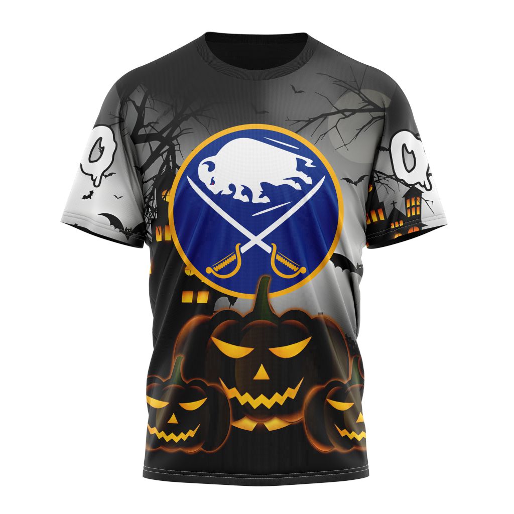 Buffalo Sabres Special Design For Halloween Personalized Name And Number T-Shirt Oregontrailrvpk Shirt