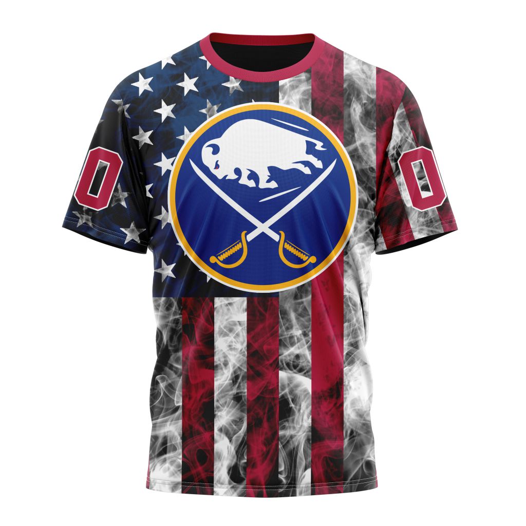 Buffalo Sabres Special Design For Independence Day The Fourth Of July 01 Personalized Name And Number T-Shirt Oregontrailrvpk Shirt