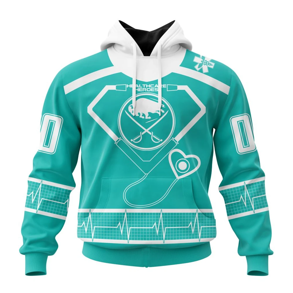 Buffalo Sabres Special Design Honoring Healthcare Heroes All Over Print Hoodie Style 64526
