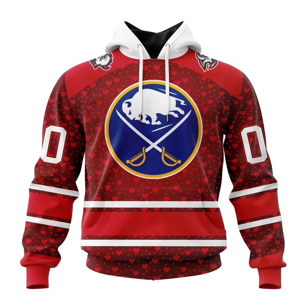 Buffalo Sabres Special Gift For Valentines Day All Over Print Hoodie Style 22974