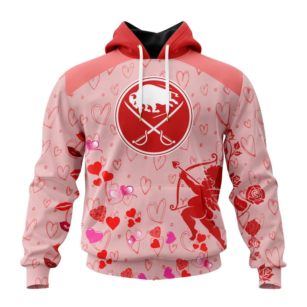 Buffalo Sabres Special Gift For Valentines Day All Over Print Hoodie Style 90928