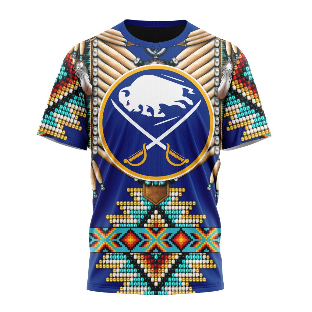 Buffalo Sabres Special Native Costume Design 02 Personalized Name And Number T-Shirt Oregontrailrvpk Shirt