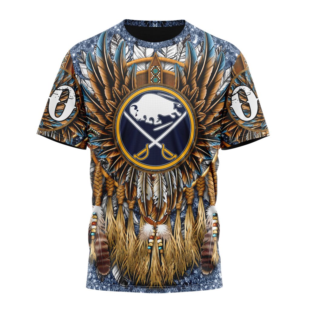 Buffalo Sabres Special Native Costume Design Personalized Name And Number T-Shirt Oregontrailrvpk Shirt
