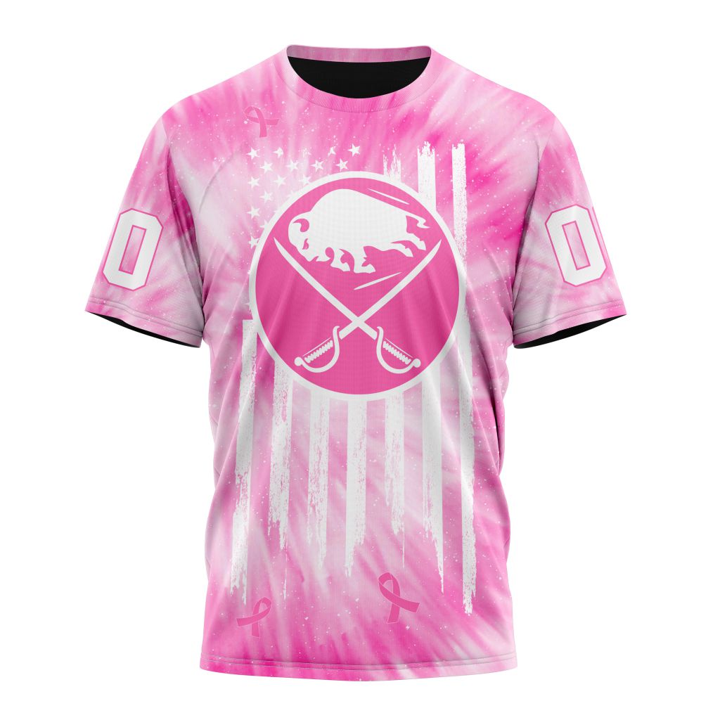 Buffalo Sabres Special Pink Tie-Dye Personalized Name And Number T-Shirt Oregontrailrvpk Shirt