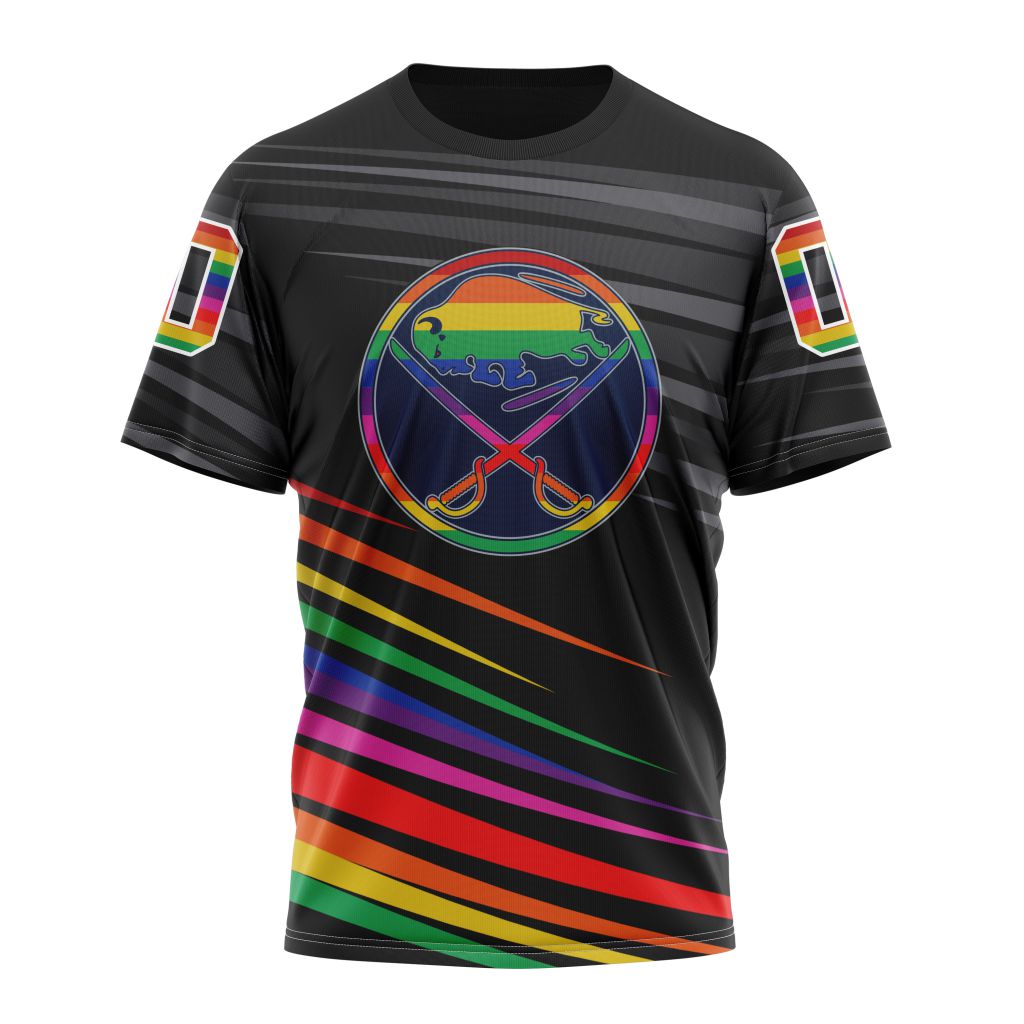 Buffalo Sabres Special Pride Design Hockey Is For Everyone 01 Personalized Name And Number T-Shirt Oregontrailrvpk Shirt