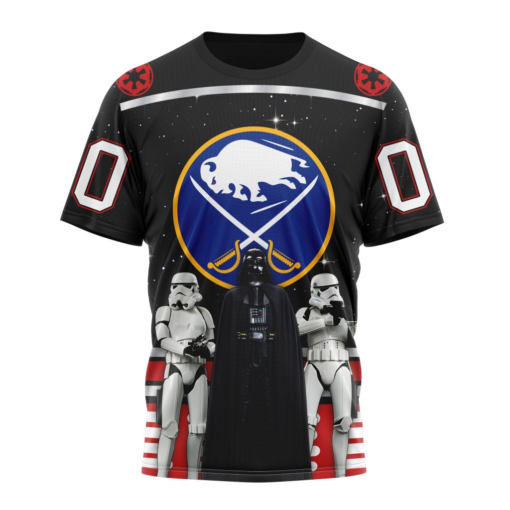 Buffalo Sabres Special Star Wars Design May The 4th Be With You Personalized Name And Number T-Shirt Oregontrailrvpk Shirt