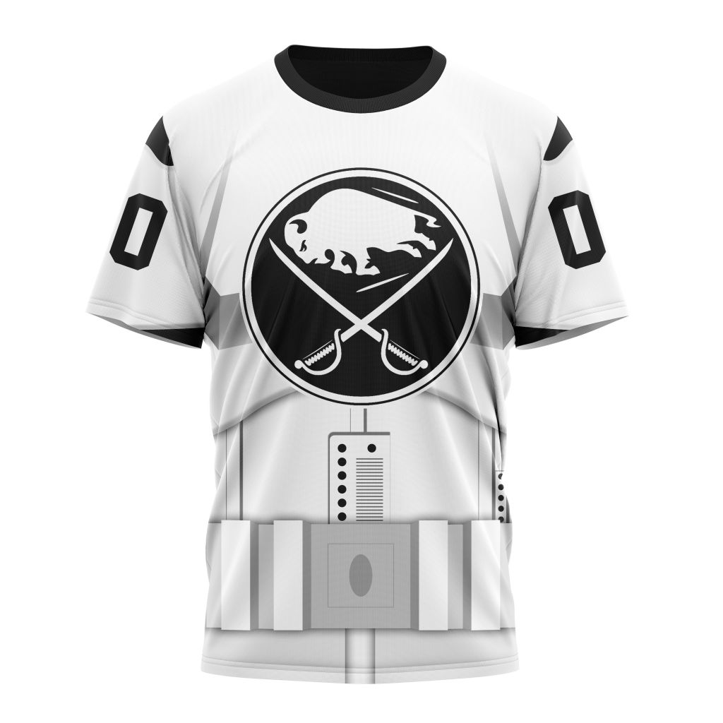 Buffalo Sabres Special Star Wars Stormtroopers Design Personalized Name And Number T-Shirt Oregontrailrvpk Shirt