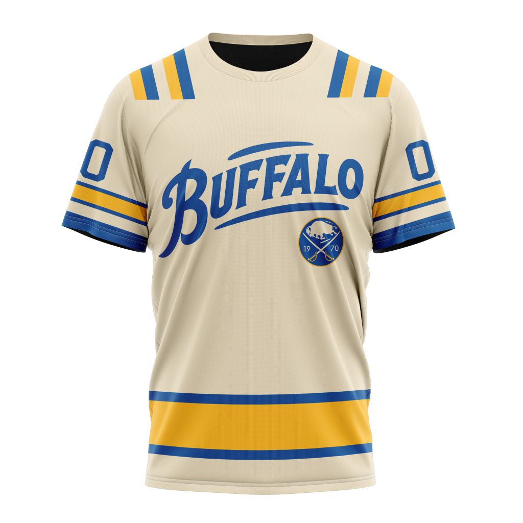 Buffalo Sabres Special Throwback Design 01 Personalized Name And Number T-Shirt Oregontrailrvpk Shirt