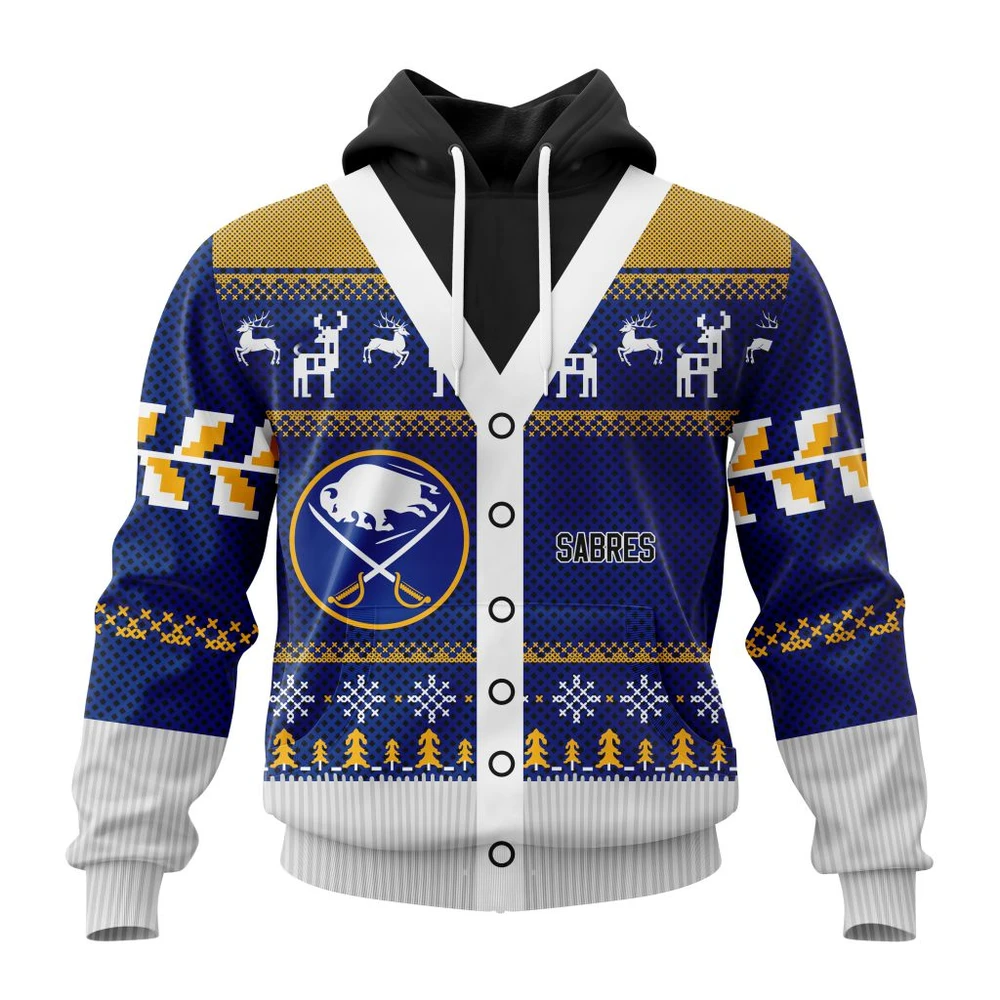 Buffalo Sabres Specialized Chrismas Season All Over Print Hoodie Style 65530