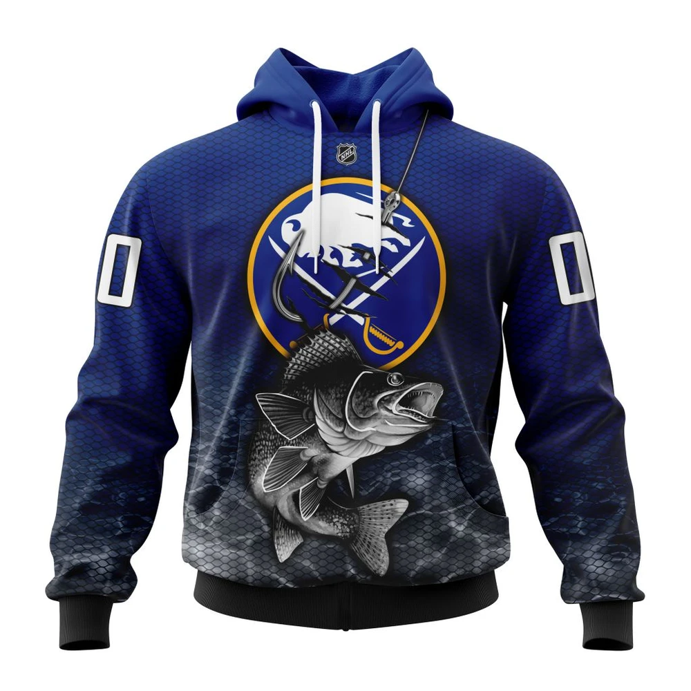 Buffalo Sabres Specialized Fishing All Over Print Hoodie Style 88923