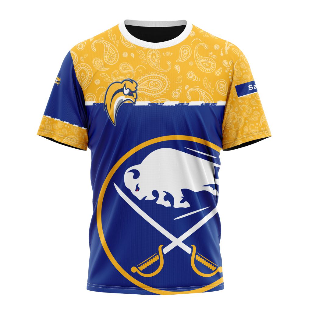Buffalo Sabres Specialized Jersey Hockey With Paisley Personalized Name And Number T-Shirt Oregontrailrvpk Shirt