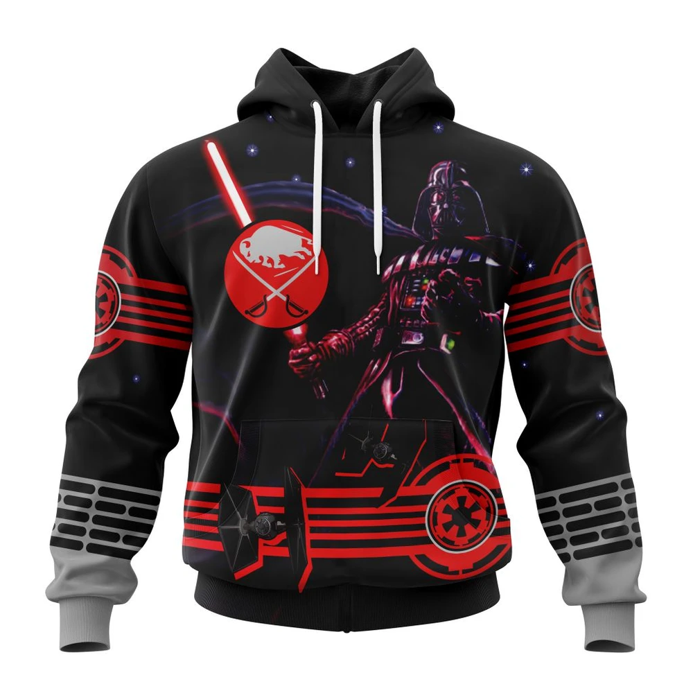 Buffalo Sabres Specialized Starwar Darth Vader Version Jersey All Over Print Hoodie Style 23640