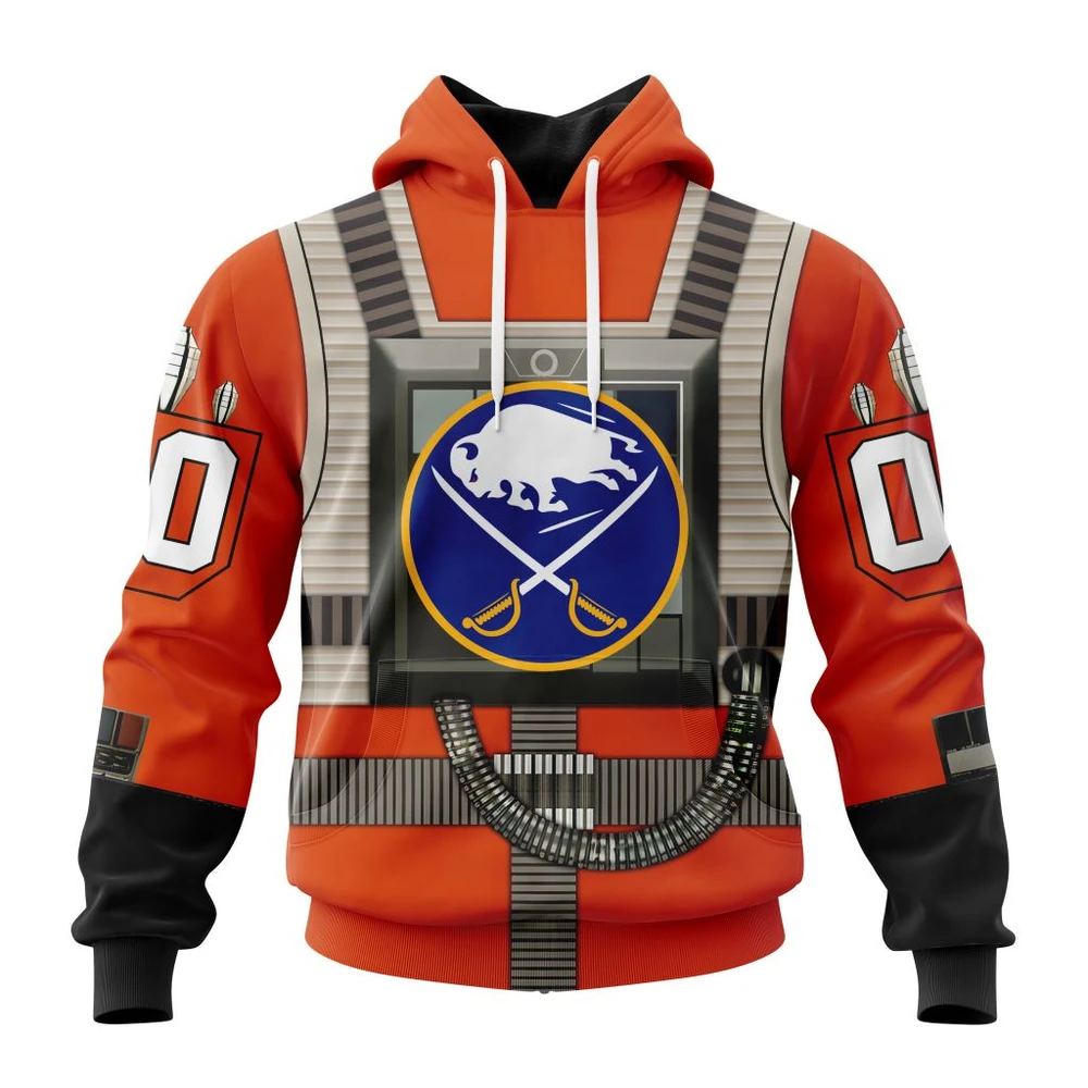 Buffalo Sabres Star Wars Rebel Pilot Design All Over Print Hoodie Style 44292