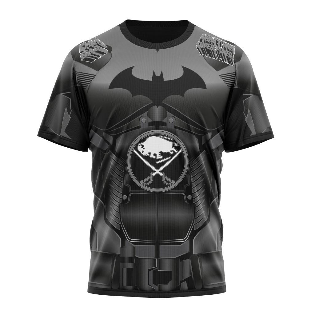 Buffalo Sabres X Batman Specialized Design For Father Day Personalized Name And Number T-Shirt Oregontrailrvpk Shirt