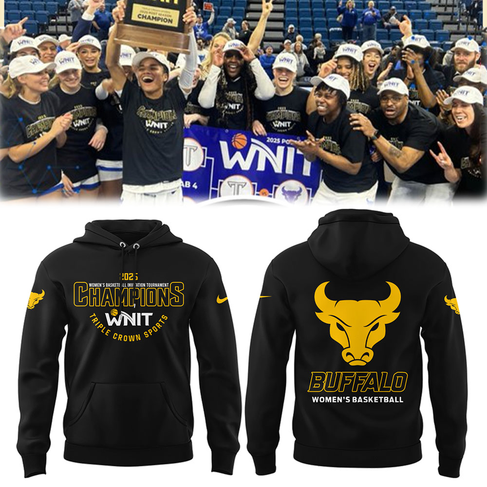 Buffalo Women's Basketball 2025 Wnit Champions Hoodie Gifts For Who Like Basketball