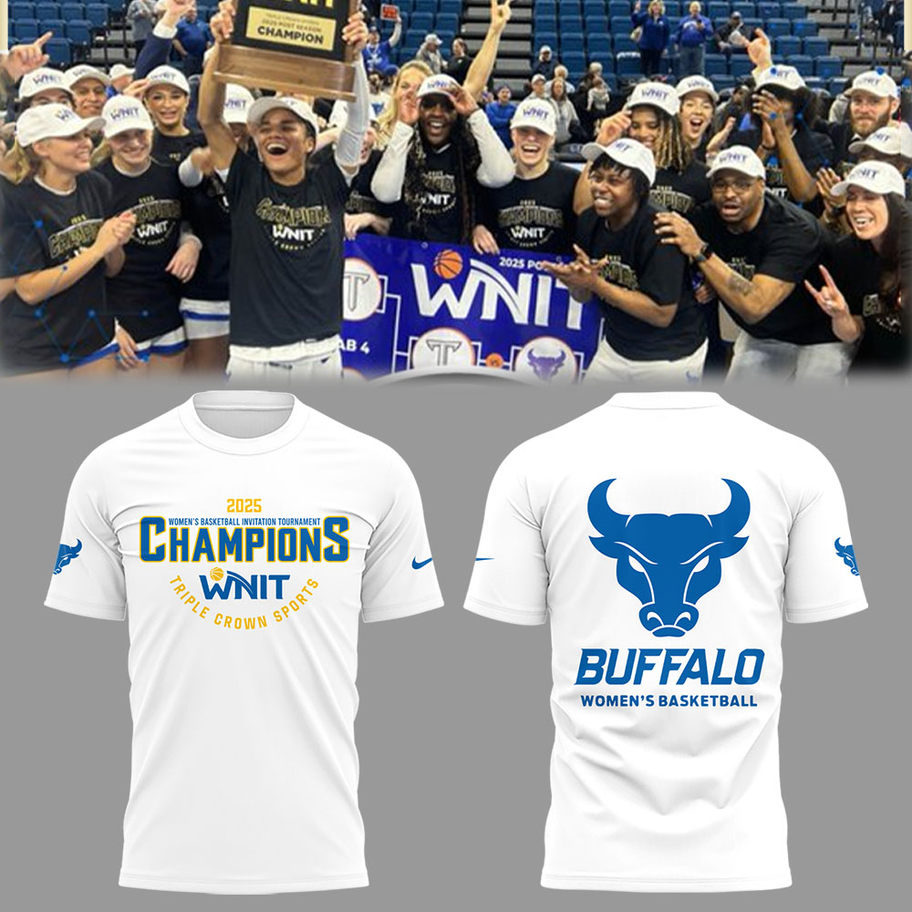 Buffalo Women's Basketball 2025 Wnit Champions T-Shirtenior Night Gifts For Basketball Players Oregontrailrvpk Shirt