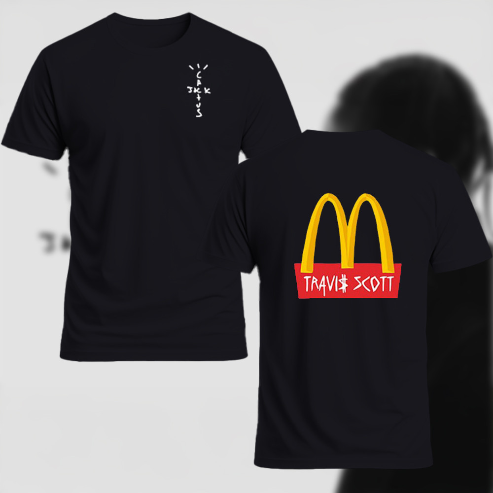 Cactus Jack Travis Scott Macdonalds Shirt Travis Scott T-Shirt Oregontrailrvpk Shirt