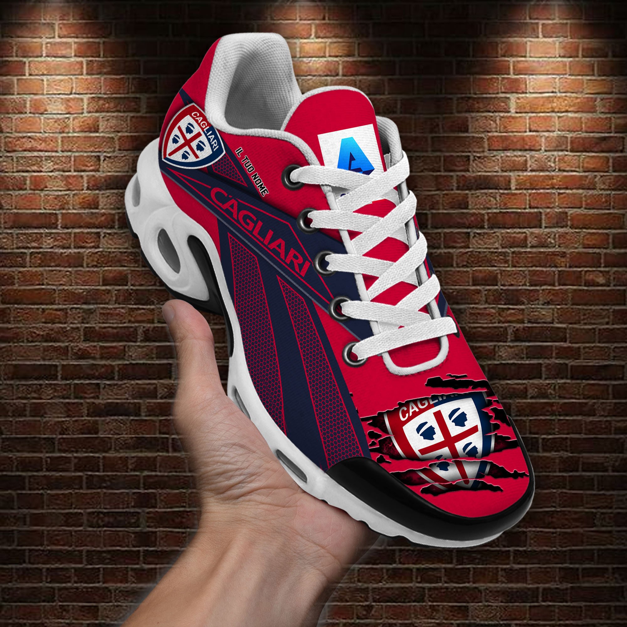 Cagliari Calcio Air Max Plus Shoes Sneakers For Men And Women