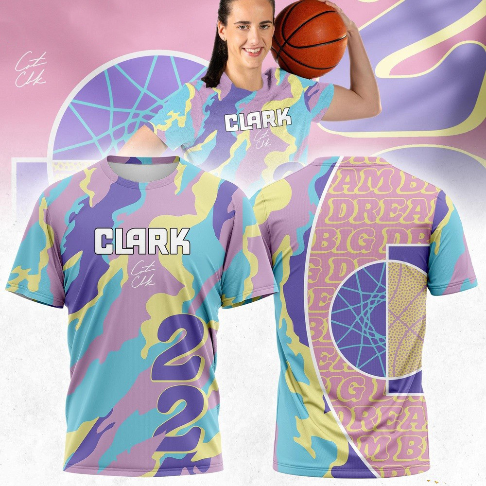 Caitlin Clark's Dream Big Shirt Good Gifts For Basketball Fans Oregontrailrvpk Shirt