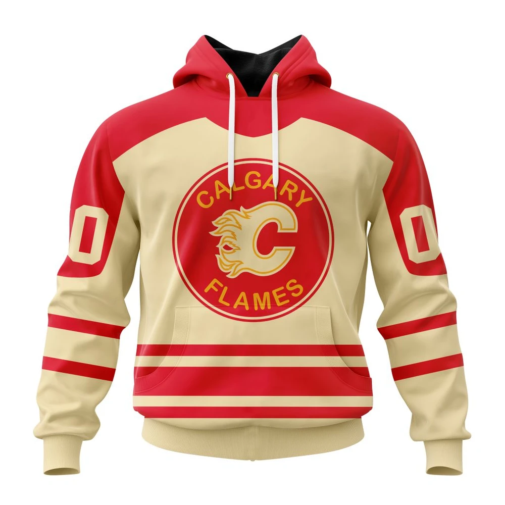 Calgary Flames Heritage Classic All Over Print Hoodie Style 88989