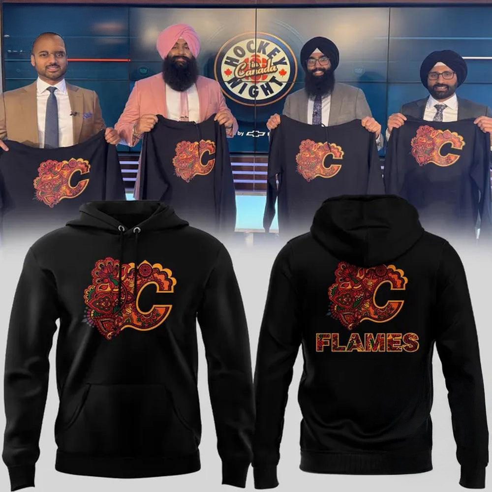Calgary Flames South Asian Celebration Night Hoodie Best Gifts For Hockey Fans