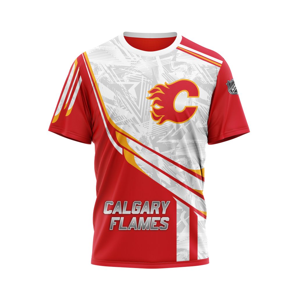 Calgary Flames Specialized 2022 Concepts Kits V6 Personalized Name And Number T-Shirt Oregontrailrvpk Shirt